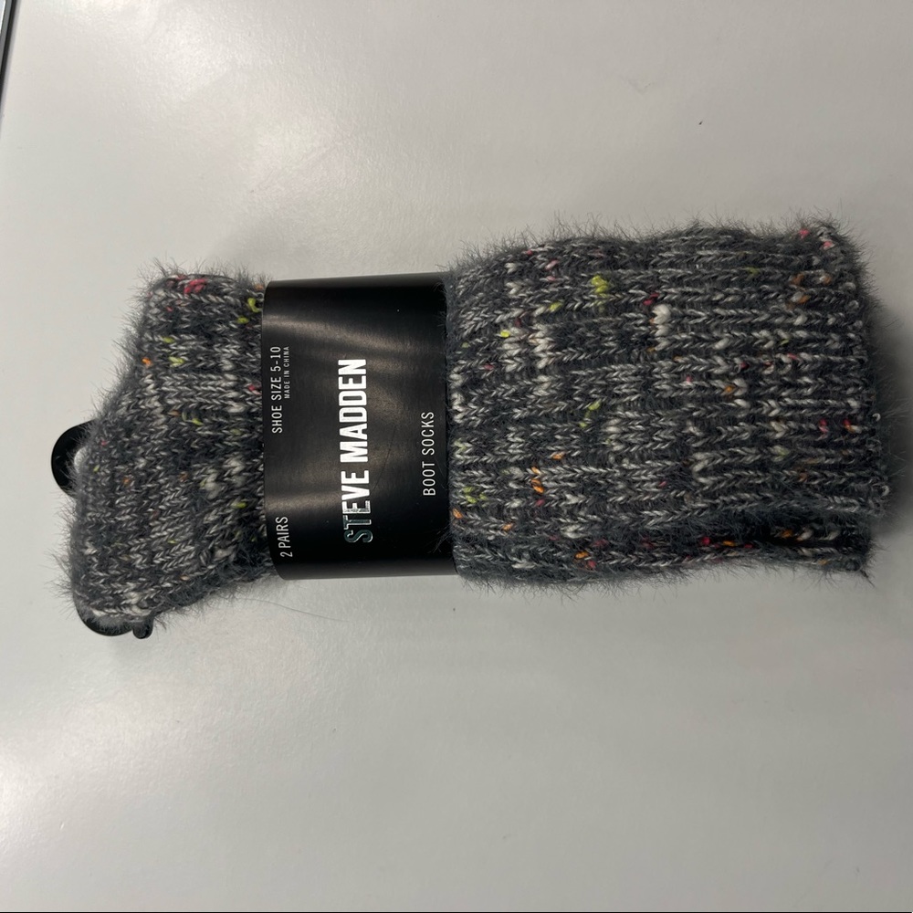 Steve Madden Fuzzy Socks